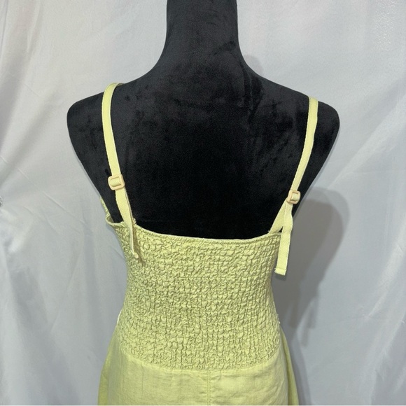 BOGO Free People Smocked Spaghetti Strap Dress Size 10 - Picture 4 of 10